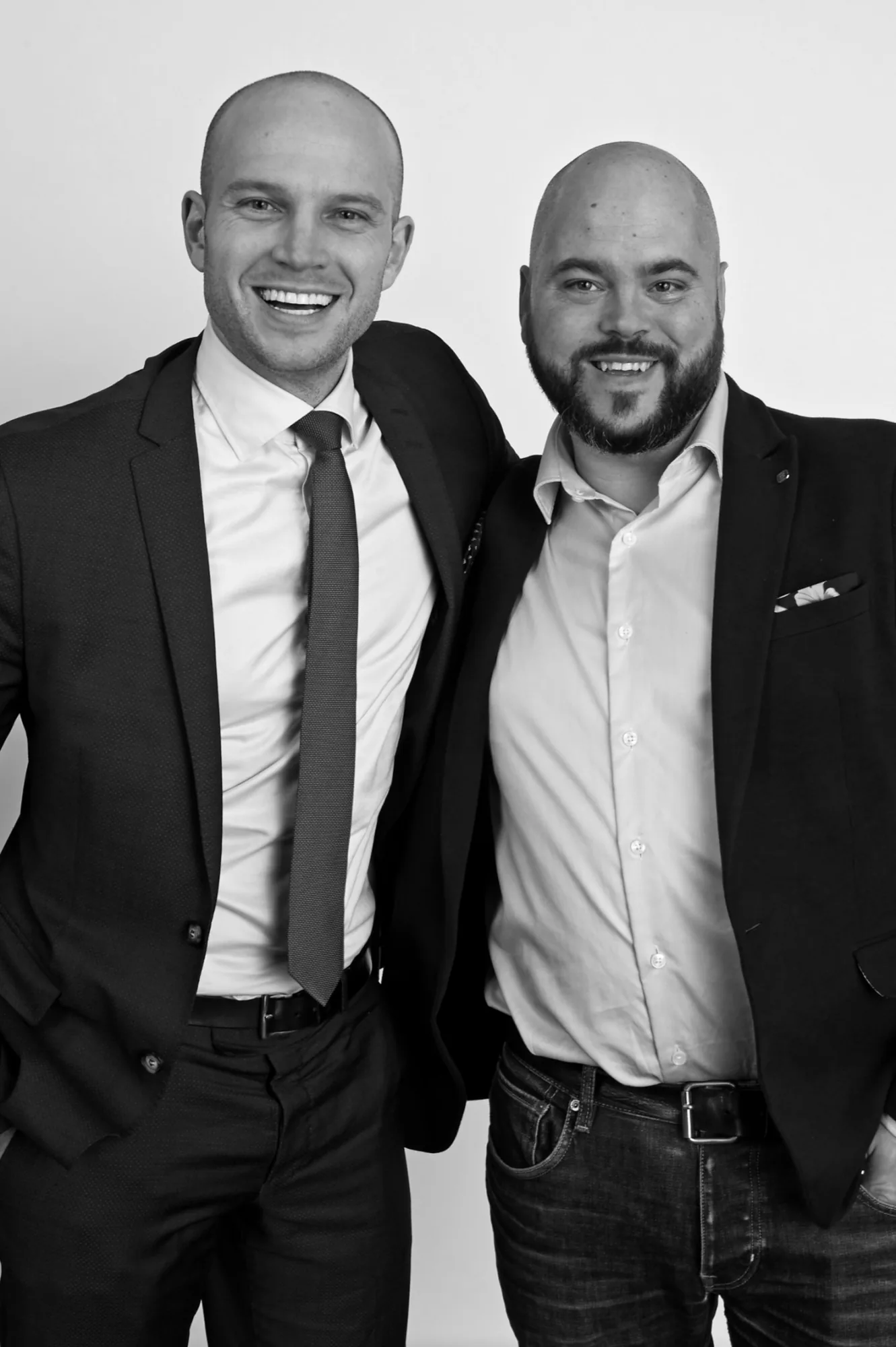 Adam Maker och Kristian Martti, grundarna av NXTLEV
